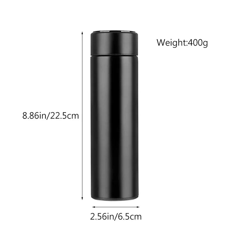 500ml digital thermos bottle smart cup