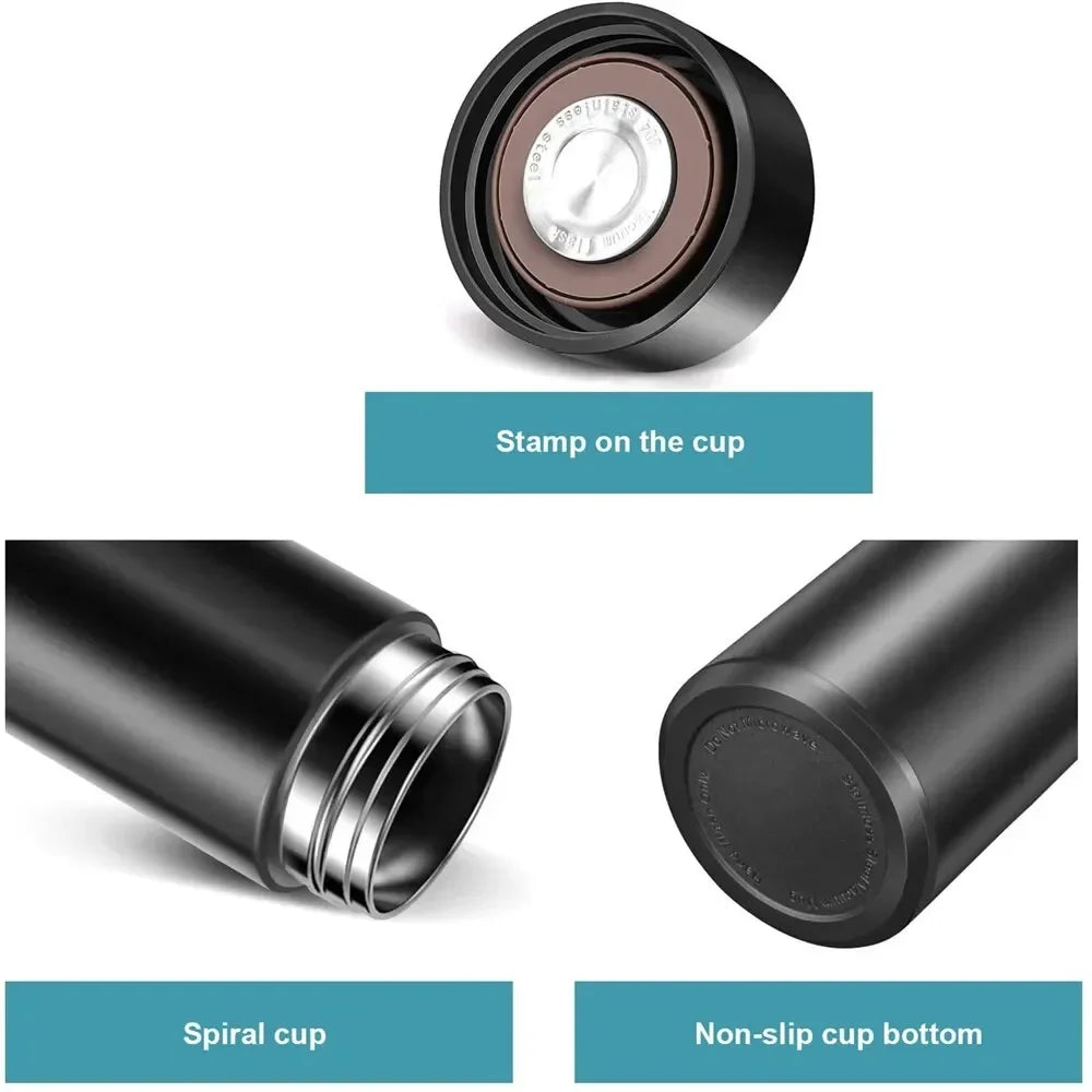 500ml digital thermos bottle smart cup